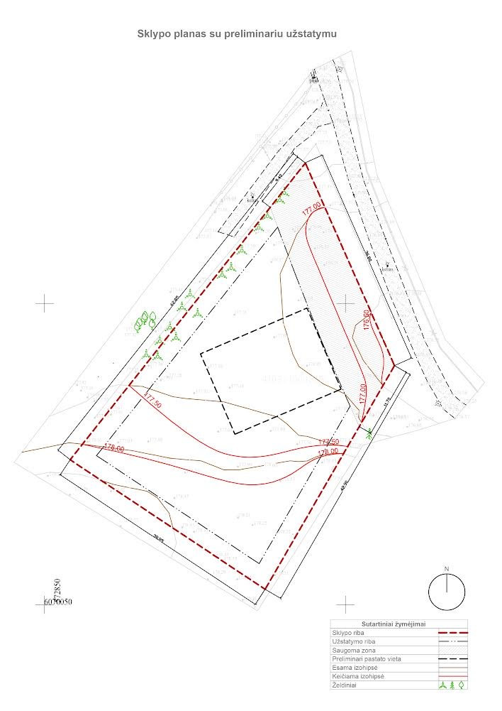 Sklypo planas su preliminariu užstatymu.png